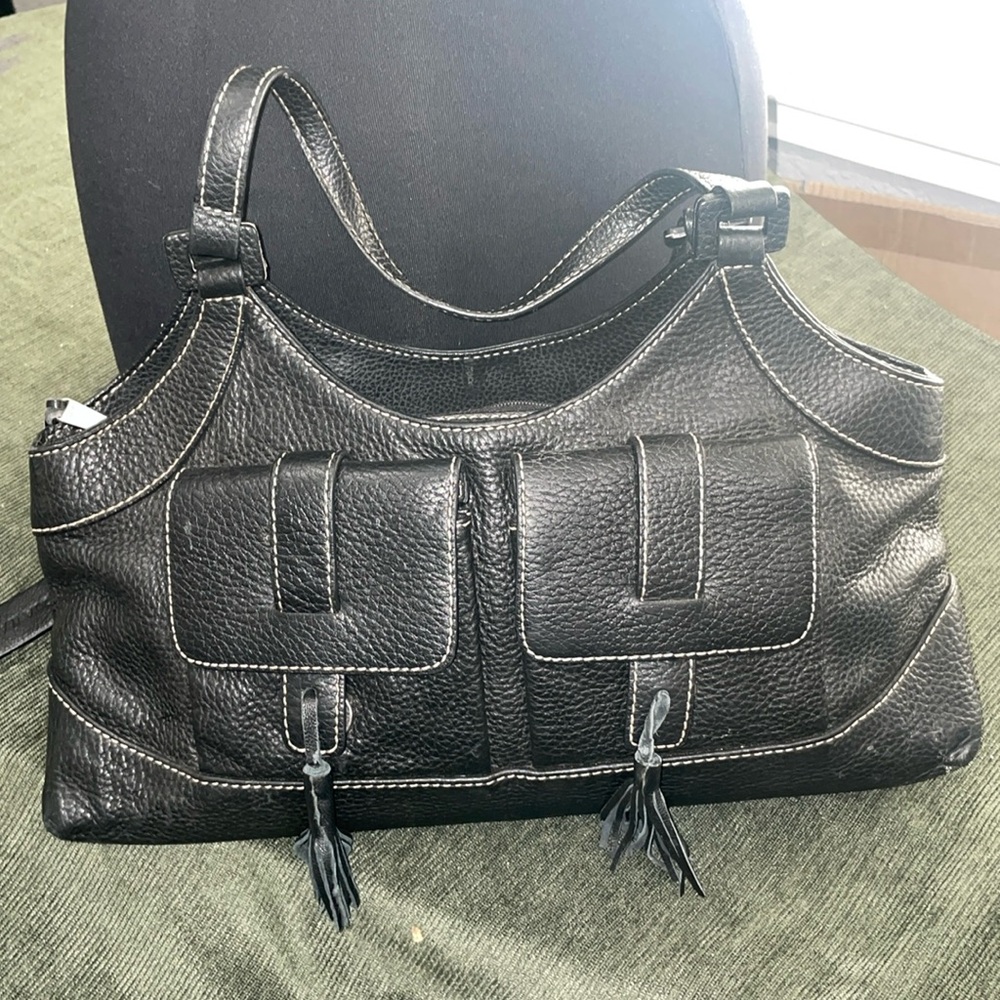 Vintage Anne Klein leather Satchel